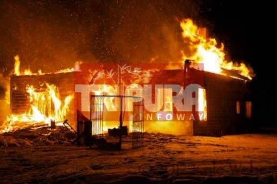 95 yrs old woman burnt to death