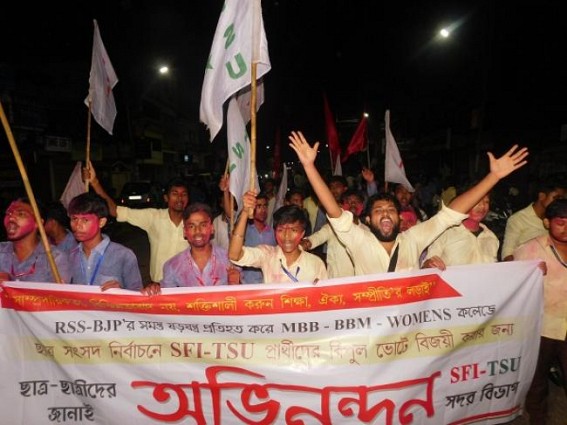 CPI-M student wings sweep Tripura student council polls 