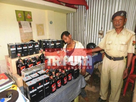 Illegal liquor seller arrested