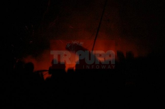 Massive fire breaks out Agartala’s most congested area Massive fire breaks out Agartala’s most congested area