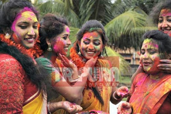 1st day of Holi celebration ended peacefully 