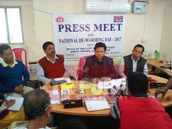National De-worming Day : North CMO held press meet 