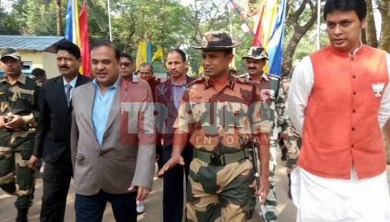 Ratan Lal's joining in BJP today, Assam Minister arrives by Akhaura Checkpost