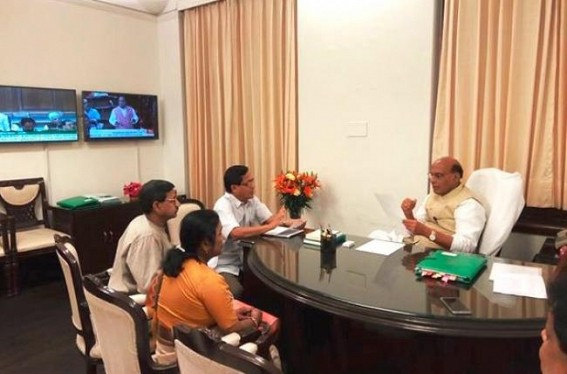 Anti-national CPI-Mâ€™s MP Jiten Chaudhuryâ€™s Tribal Politics continue at the cost of BSFâ€™s national duty : Union Home Minister Rajnath Singh rubbishes Jitenâ€™s complaint for arrest, BSF higher-ups to investigate firing on 3 Tribal cattle smugglers