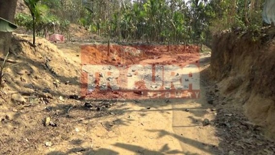 Pradhan Mantri Gram Sarkar Yojna sanctioned Tripura PWD with 50 crores ; but 3 KM Kailaashahar Hospital road remained muddy, dangerous in rainy season