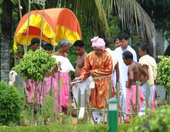 Tribals' unique, traditional 'Ker Puja' to begin in Tripura Tribals' unique, traditional 'Ker Puja' to begin in Tripura