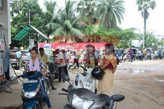 Tripura reels under petrol-crisis