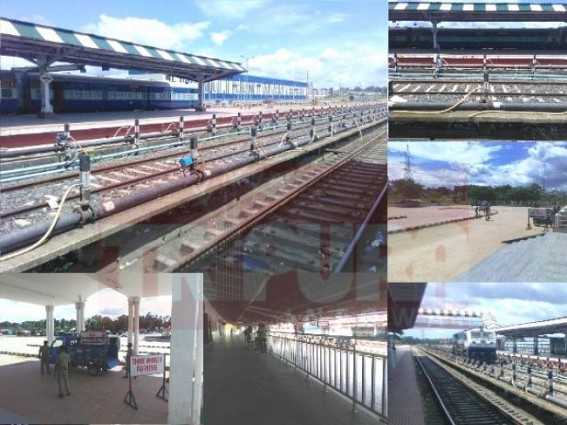 Train service resumes in Tripura after 13 days; a sigh of relief for the passengers