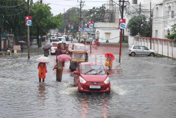  Incessant rain continues in Tripura