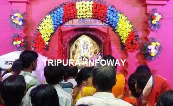 Matabari : Heavy rush to see 'Sandhya Arati' Matabari : Heavy rush to see 'Sandhya Arati'