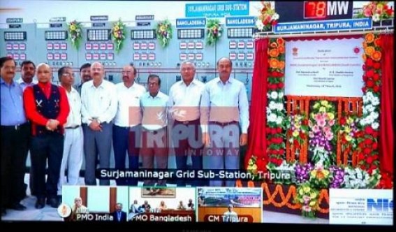 Tripura's Power production claims as 850 MW, Assamâ€™s 250 MW : yet Assamâ€™s power-service better than Tripura 