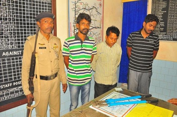 3 veteran thieves arrested 