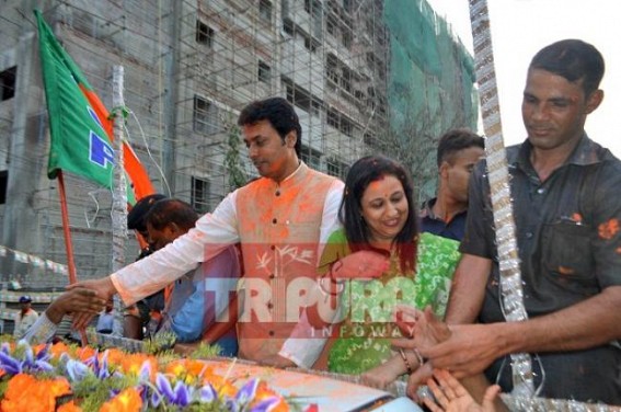 BJP's Vijay Rath marks victory