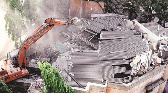 78 illegally constructed buildings including Political Party Offices to be demolished in Tripura : No notice served yet 
