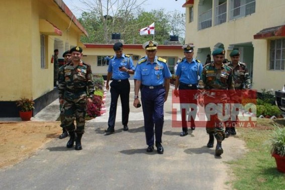 Indian Navy Chief arrives in Tripura on 2-days-visit