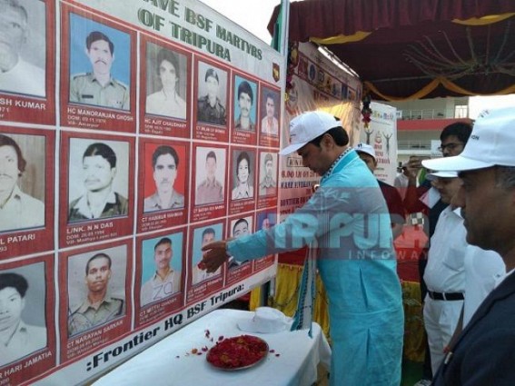 Tripura rooted BSF martyrs remembered Tripura rooted BSF martyrs remembered