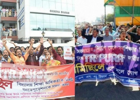 SSA, RMSA teachers far from regularization who played major role to establish BJP Govt : ILLEGAL 10323 teachers future seems 'Bright' 