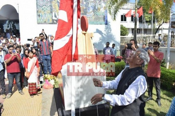CPI-M's 22nd State Conference begins in Tripura : Sitaram Yechury hoisted Party flag 