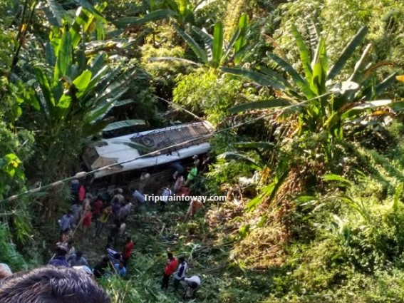 48 injured in bus accident in Tripura, 5 serious