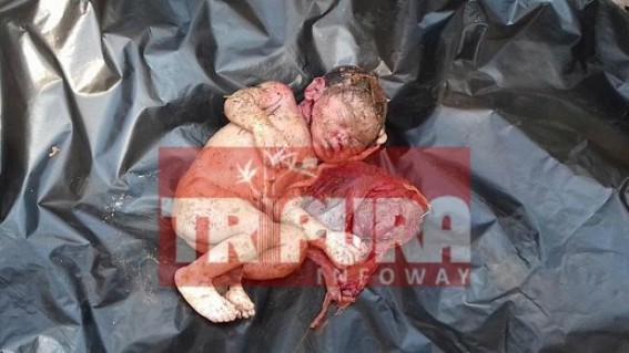 Newborn baby's dead body recovered by locals 