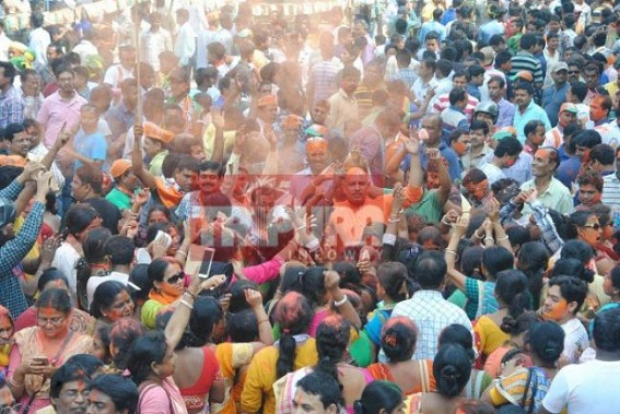 Left-Zamana ends in Tripura : People gets Oxygen with â€˜Freedom from Communistsâ€™