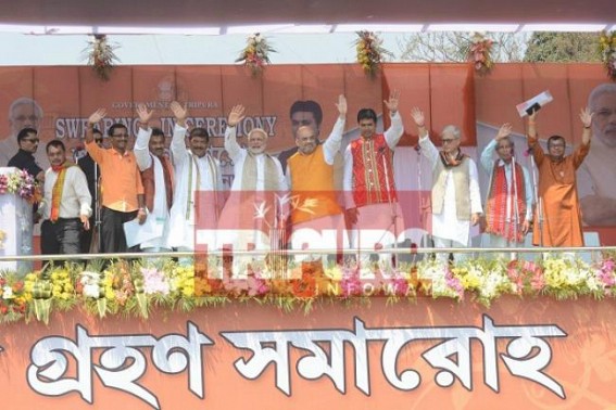 7 out of 8 states, are now under NDA and BJP Govt in Northeast