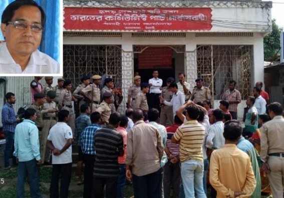 BJP goons attacked MP Jiten in front of Police : Manik Sarkar enjoys Toyota Innova A/C luxary, CPI-M leaders get beaten 