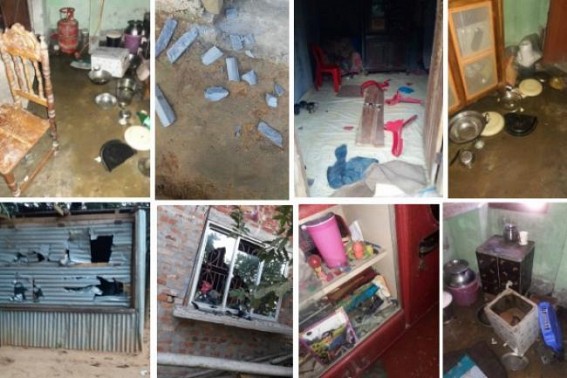 Butchering Democracy in Tripura : Terror machinery led BJP set to 'win(?) 67 seats in' No Contest' Election out of 158, State Election Commission turned puppet of BJP Govt