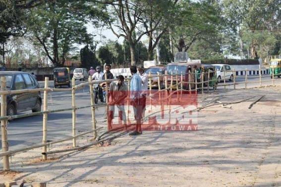 Preparation for PM Modi's arrival on peak   