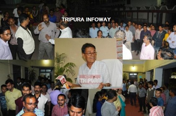 Even after Supreme Court ordered 6th &7th  Pay Commission for Tripura Judicial employees, State Govt stopped salaries : Employees gherao Court 