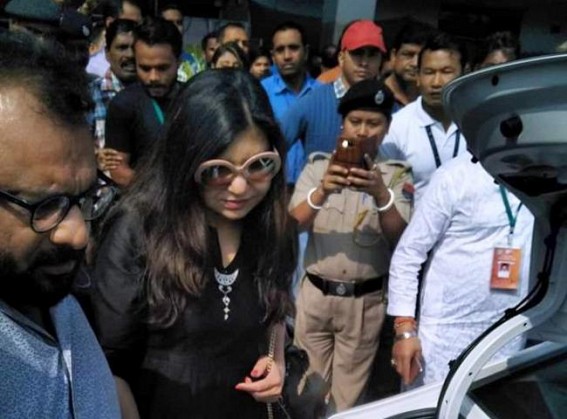 Singer Alka Yagnik arrives in Agartala to join Northeast Youth Festival 