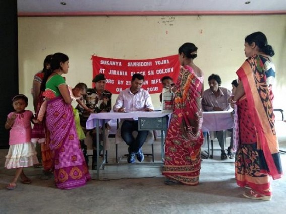 Sukanya Samridhi accounts facilitated to 102 people by Assam Rifles