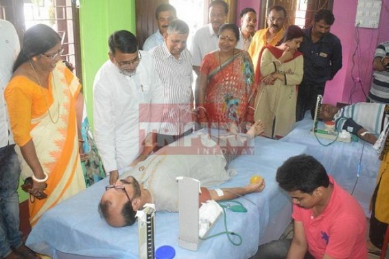 Yuva Sangha organized blood donation camp 