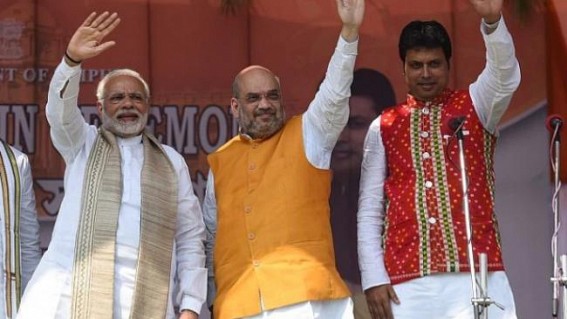 Promise of 100 Smart Cities to 13 AIIMS in 5 yrs, 1 crore Jobs Nationally to Tripuraâ€™s â€˜Free Mobile Phones for each youthâ€™ remains JUMLA stunts to grab votes : Tripuraâ€™s 7 lakhs unemployed youths now realize similar FAKE promises to fool masses