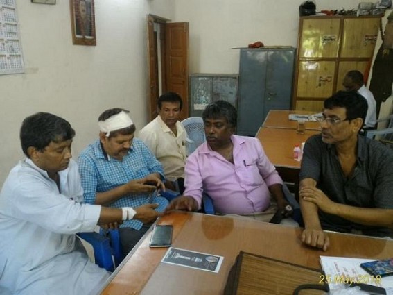 CPI-M, BJP clash at South Tripura erupts  tension : 10 injured