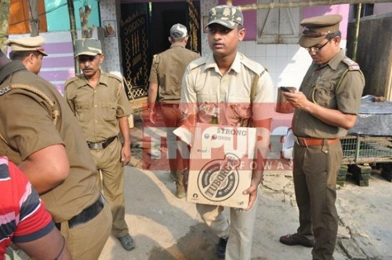 Liquor bottles worth above Rs. 70k seized