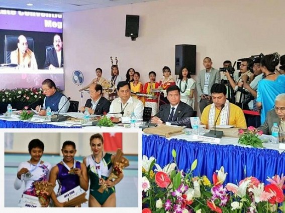 NEC hails Dipa Karmakar, Centre to allocate World Class facilities in Tripura for gymnast talents