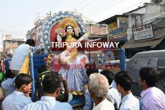 School students gear up to celebrate Saraswati puja 