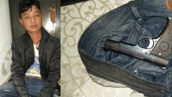 Young people carrying pistols in Tripura triggers tension 