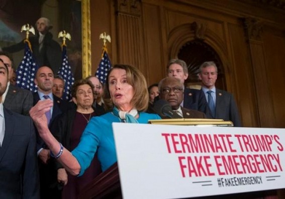 Senate OKs resolution against Trump's emergency