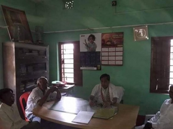 10 CPI-M supporters injured after MP Jiten successfully opened BJP occupied Kamalpur CPI-M Party office