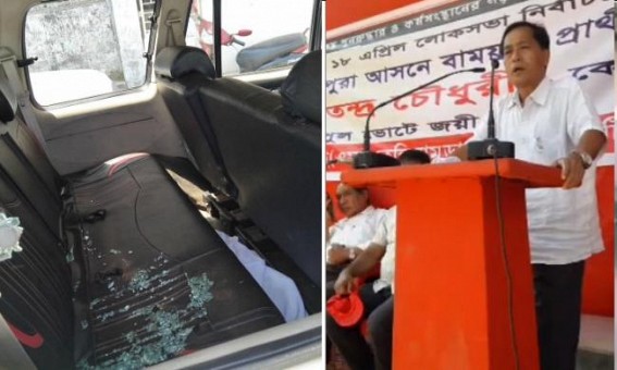 â€˜Stone pelting has become BJPâ€™s trend, Constitution is silentâ€™ : MP Jiten