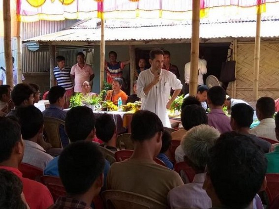 Congress State President visited rural areas in Udaipur