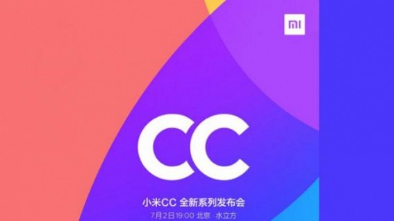 New Xiaomi CC smartphone series to launch on July 2 New Xiaomi CC smartphone series to launch on July 2