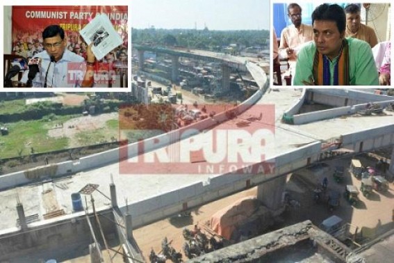 Agartala Flyover Inauguration Delay : Biplab Deb asks reason behind Badal Chaudhuryâ€™s â€˜headacheâ€™ to open flyover fast