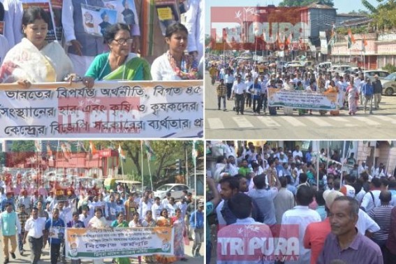 Public erupted in protest against 19 months old failed BJP Govt : After mammoth CPI-Mrally, Congress protest rally intensified public anger against BJPâ€™s JUMLApromises, Congress hits BJP on Cow-rearing suggestions to unemployed youths