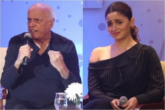 Mahesh Bhatt loses cool at daughter's book launch