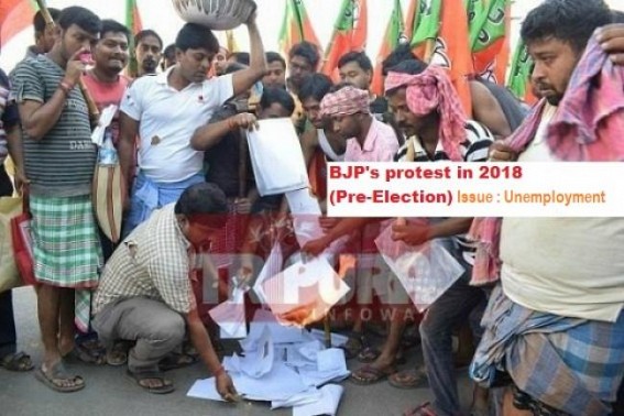 JUMLA Partyâ€™s â€˜Uâ€™ turn after Assembly Election 2018 : Tripura BJP pitched for 8 lakhs Unemployed Youths rights, now says, â€˜8 lakhs were actually Data Error, unemployed now 2 lakhs onlyâ€™