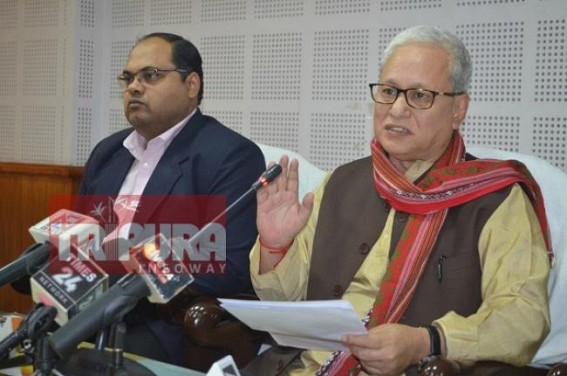 Modi Govtâ€™s claims of 100% funding for Northeast exposed JUMLA, as BJP Deputy CM said, â€˜25% increase in taxation charges, yet Tripura suffers from Fund Crisisâ€™, blames previous CPI-M Govt