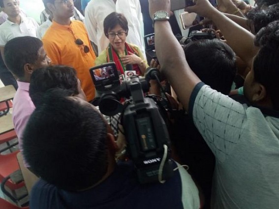 With Pragya Deb Burman, Congress completes nomination submission in Tripura